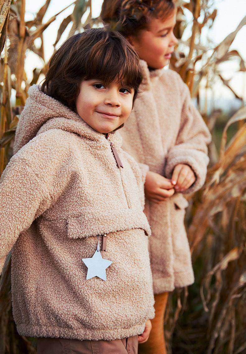 Kids Teddy Pattern Winter Hoodie Coat - Skoutley Outdoors LLC