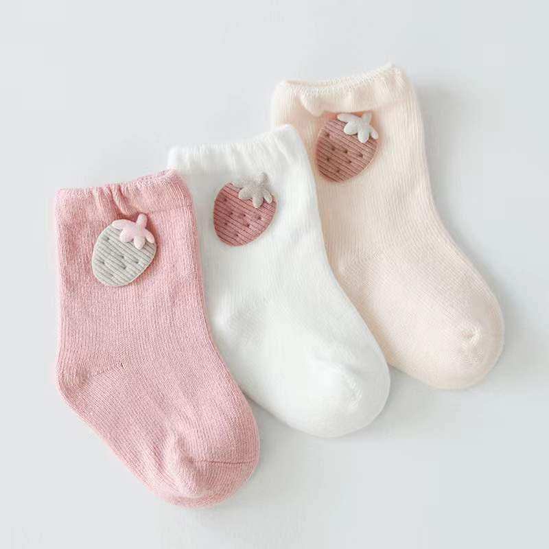 Baby Unisex 1Lot=3pairs Fruit Pattern Boneless Socks - Skoutley Outdoors LLC