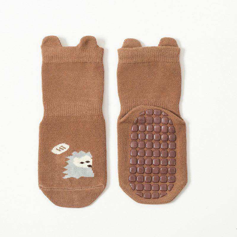 Baby Cartoon Animal Graphic Non-Slip Design Cute Socks - Skoutley Outdoors LLC