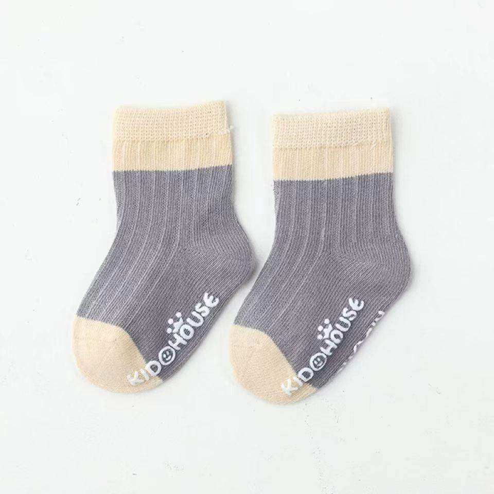 Baby Two Colors Contrast Boneless Bottom Dispensing Socks 1 Lot = 5 Pairs - Skoutley Outdoors LLC