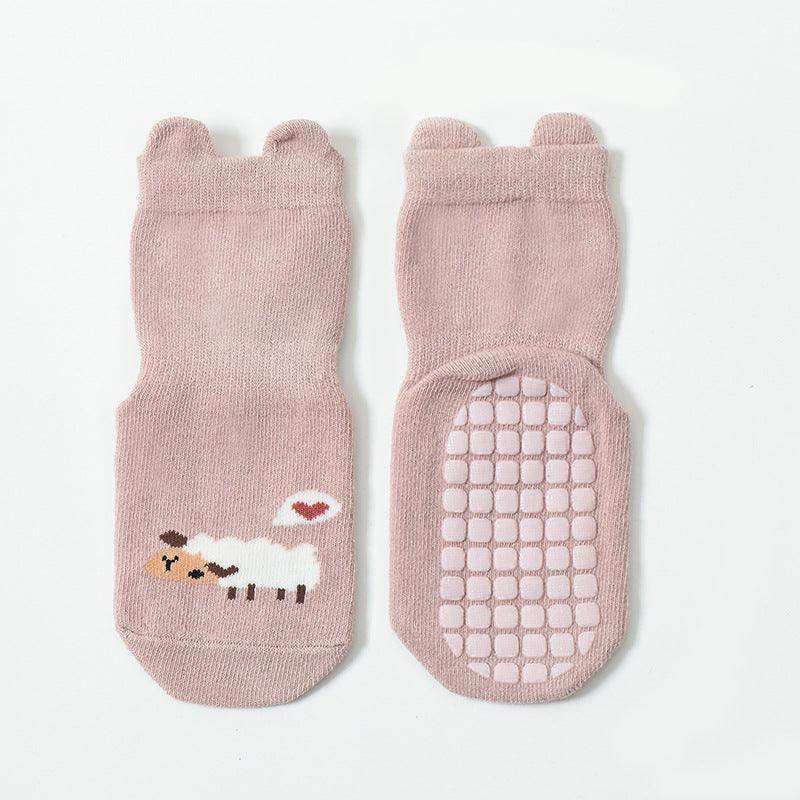 Baby Cartoon Animal Graphic Non-Slip Design Cute Socks - Skoutley Outdoors LLC