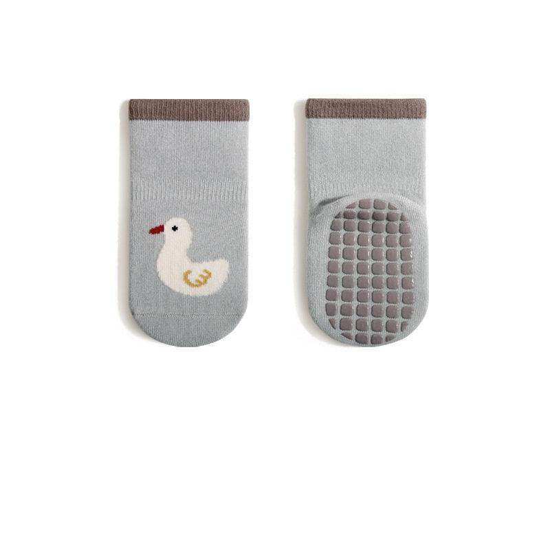 Baby Unisex Breathable Thermal Cartoon Patchwork Socks Non-Slip - Skoutley Outdoors LLC