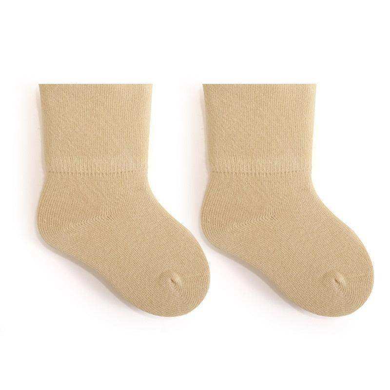 Baby Unisex Solid Color Breathable Mid-Calf Socks - Skoutley Outdoors LLC