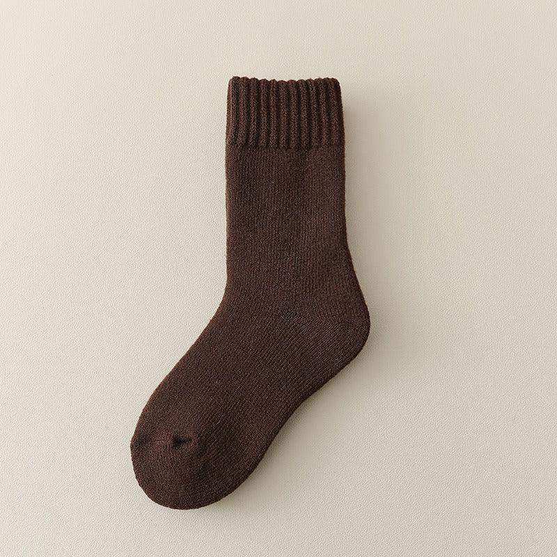 Unisex Thickened Children’s Fleece-lined Mid-Calf Socks - Skoutley Outdoors LLC