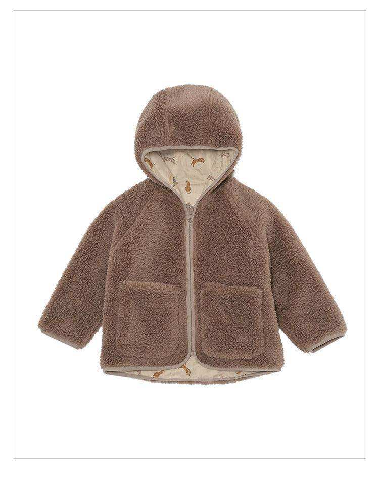 New Arrival Unisex Plush Hoodie Coat Outfit Wearing - Skoutley Outdoors LLC