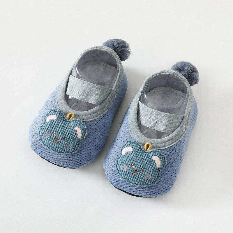 Baby Girl Cartoon Pattern Non-Slip Toddler Shoes With Tail Design Floor Socks - Skoutley Outdoors LLC