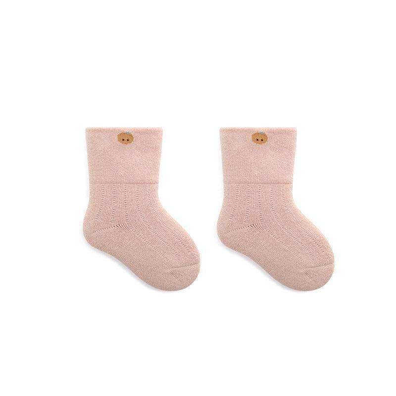 Baby Embroidered Pattern Thickened Warm Mid Tube Socks - Skoutley Outdoors LLC