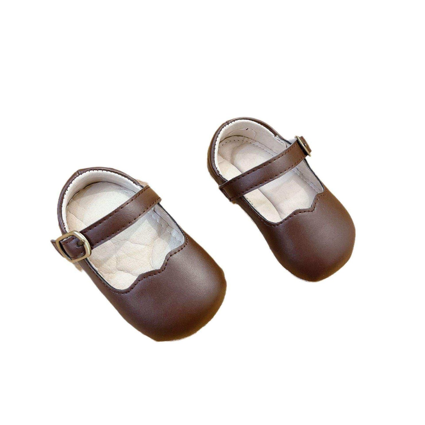 Autumn Fashion Baby Girl Solid Color Leather Toddler Shoes - Skoutley Outdoors LLC