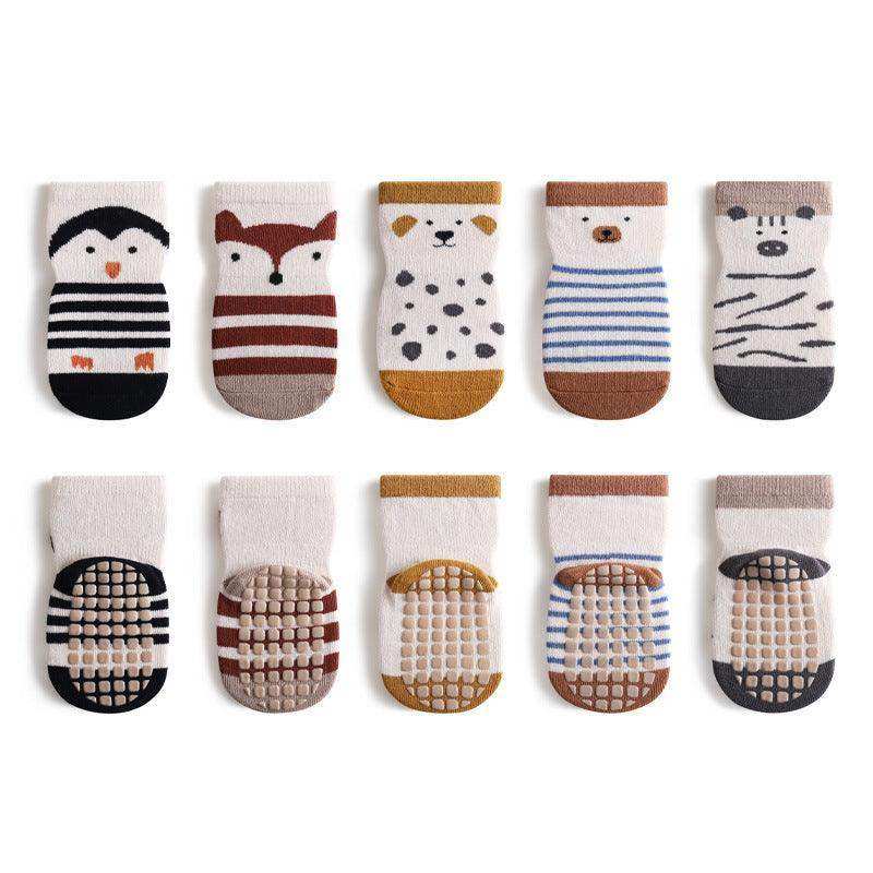 Baby Cartoon Dog Print Pattern Mid Tube Design Fashion Cute Toddler Socks - Skoutley Outdoors LLC