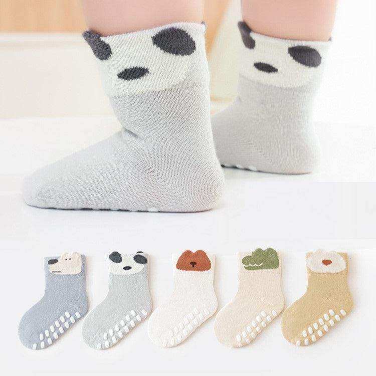 Spring Baby Unisex Breathable Animals Cartoon Design Socks Non-Slip - Skoutley Outdoors LLC