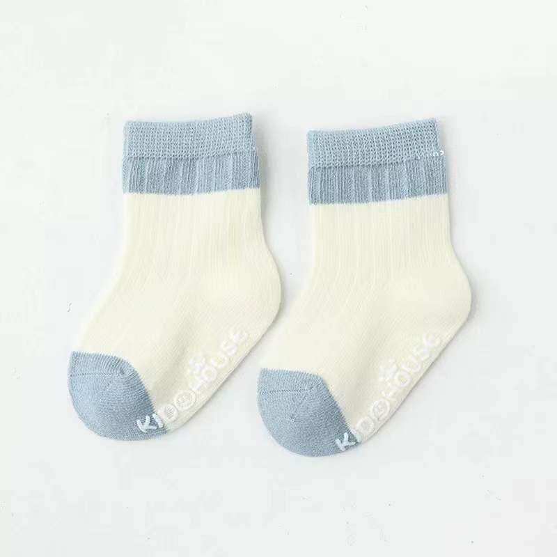 Baby Two Colors Contrast Boneless Bottom Dispensing Socks 1 Lot = 5 Pairs - Skoutley Outdoors LLC