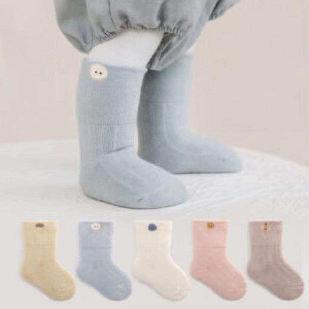 Baby Embroidered Pattern Thickened Warm Mid Tube Socks - Skoutley Outdoors LLC