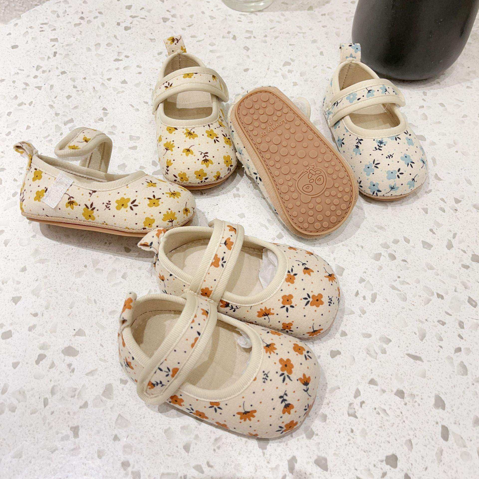 Floral Design Baby Girl Toddler Shoes - Skoutley Outdoors LLC