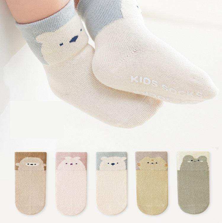 Spring Baby Unisex Breathable Animals Cartoon Color Patchwork Socks - Skoutley Outdoors LLC