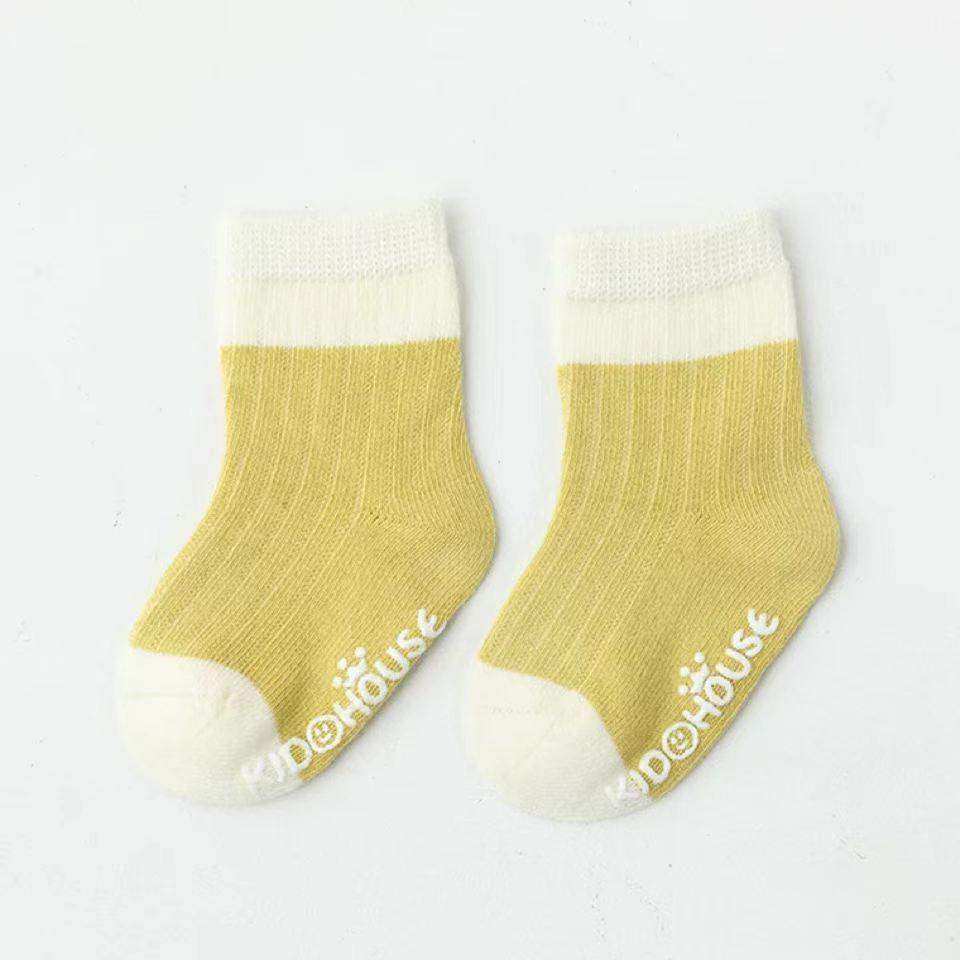 Baby Two Colors Contrast Boneless Bottom Dispensing Socks 1 Lot = 5 Pairs - Skoutley Outdoors LLC