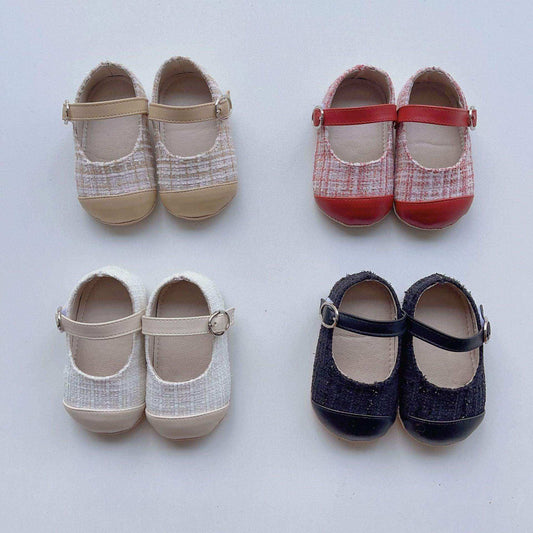 Spring Baby Girl Color Patchwork Cloth Toddler Soft-Sole Anti-Slip Walking Shoes - Skoutley Outdoors LLC