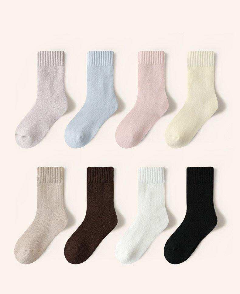 Unisex Thickened Children’s Fleece-lined Mid-Calf Socks - Skoutley Outdoors LLC