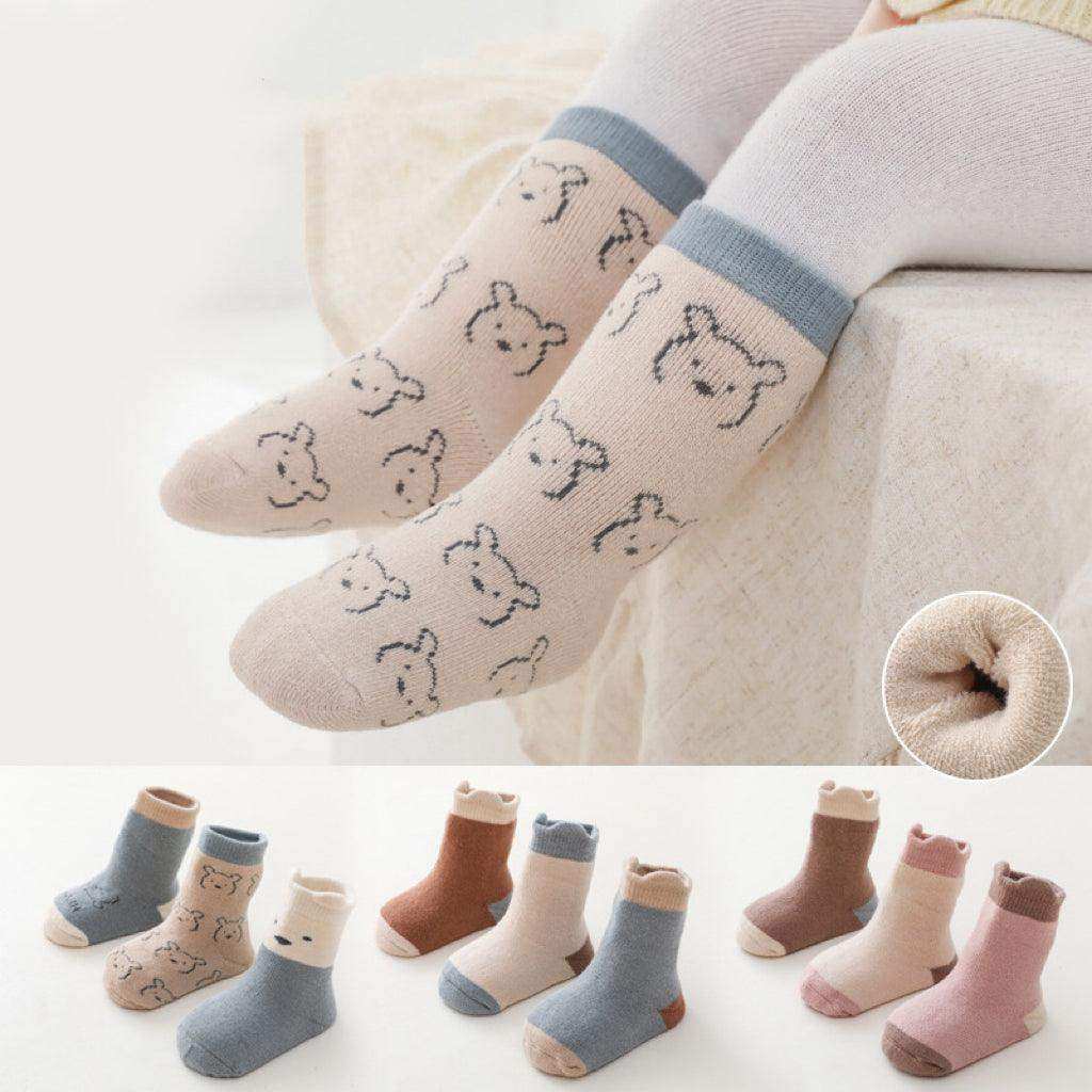 Baby Cartoon Print Pattern Thickened Soft Cotton Socks - Skoutley Outdoors LLC