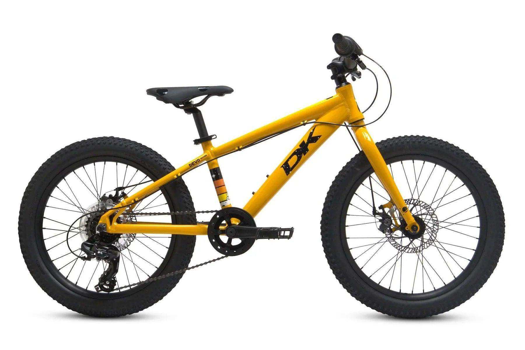 DK Rover 20″ Kids Complete Mountain Bike - Yellow - Skoutley Outdoors LLC