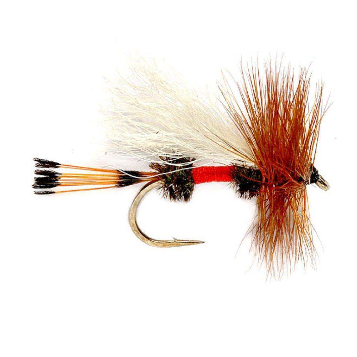 Royal Trude Classic Hair Wing Dry Fly - 1 Dozen Flies Hook Size 10 - Skoutley Outdoors LLC