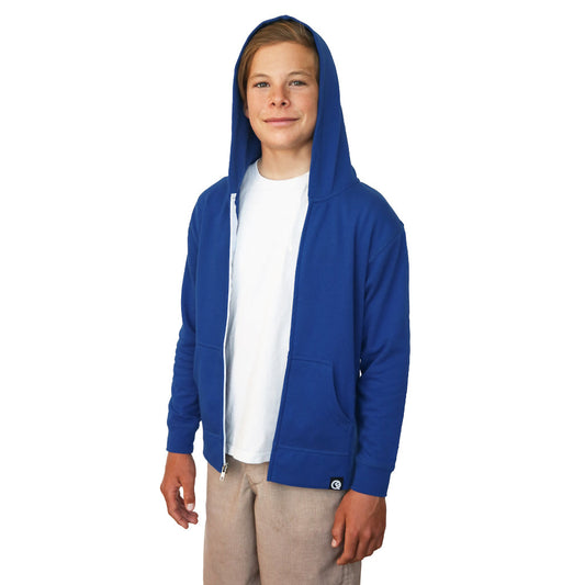 Kids' Hero Hoodie Lite (Royal Blue)