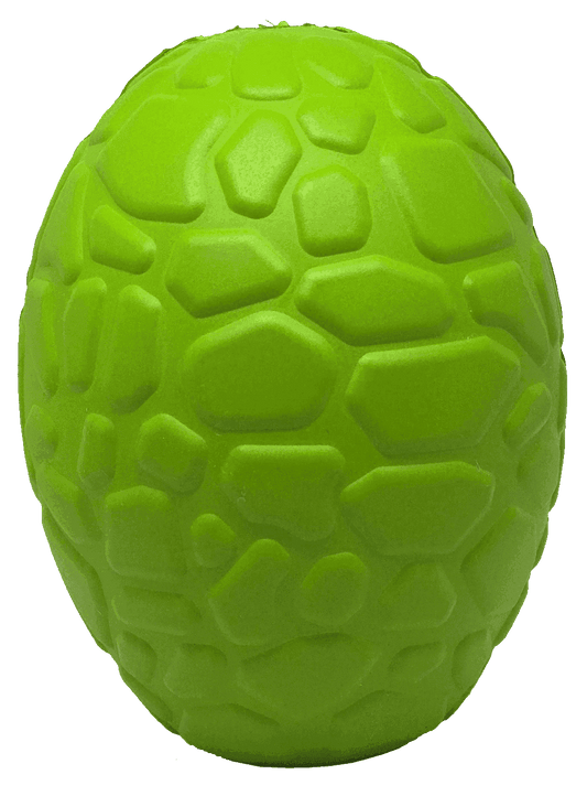 Dinosaur Egg eDispenser Durable Rubber Chew Toy & Treat Dispenser - Skoutley Outdoors LLC