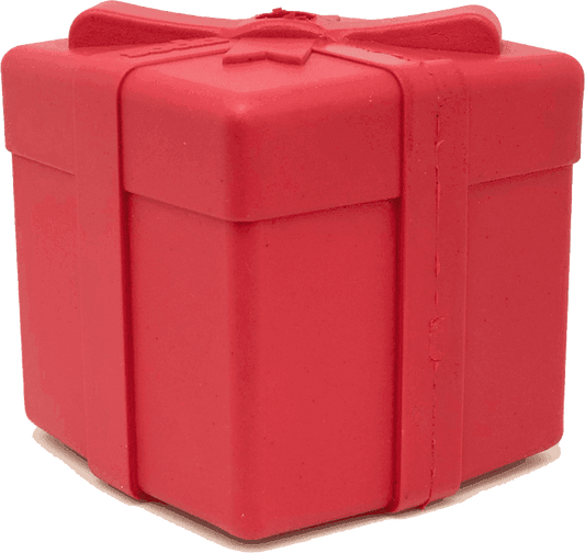 Gift Box eDispenser Durable Rubber Chew Toy & Treat Dispenser - Skoutley Outdoors LLC