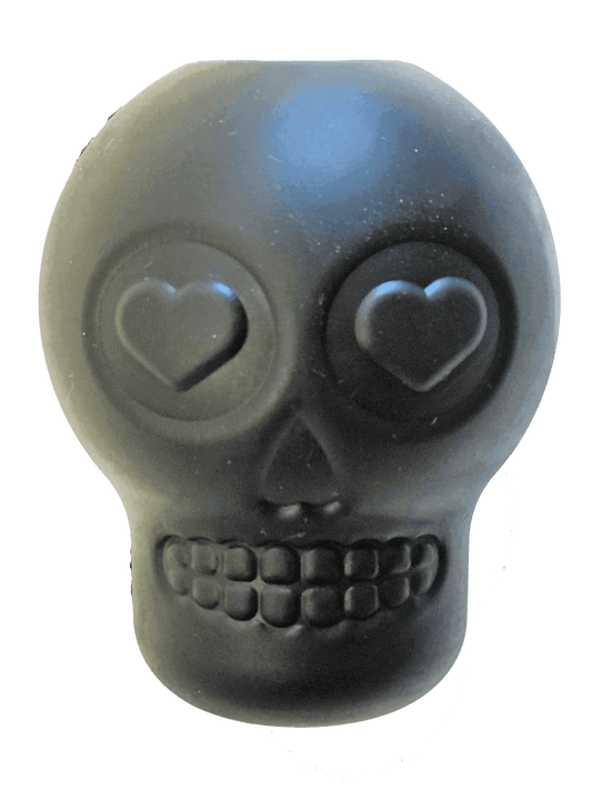 Magnum Sugar Skull eDispenser Ultra-Durable Chew Toy & Treat Dispenser - Black - Skoutley Outdoors LLC