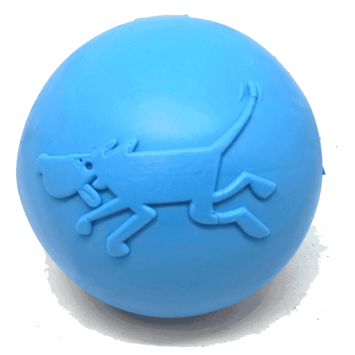 Wag Ball Ultra Durable Synthetic Rubber Chew Toy & Floating Retrieving Toy - Large - Blue - Skoutley Outdoors LLC