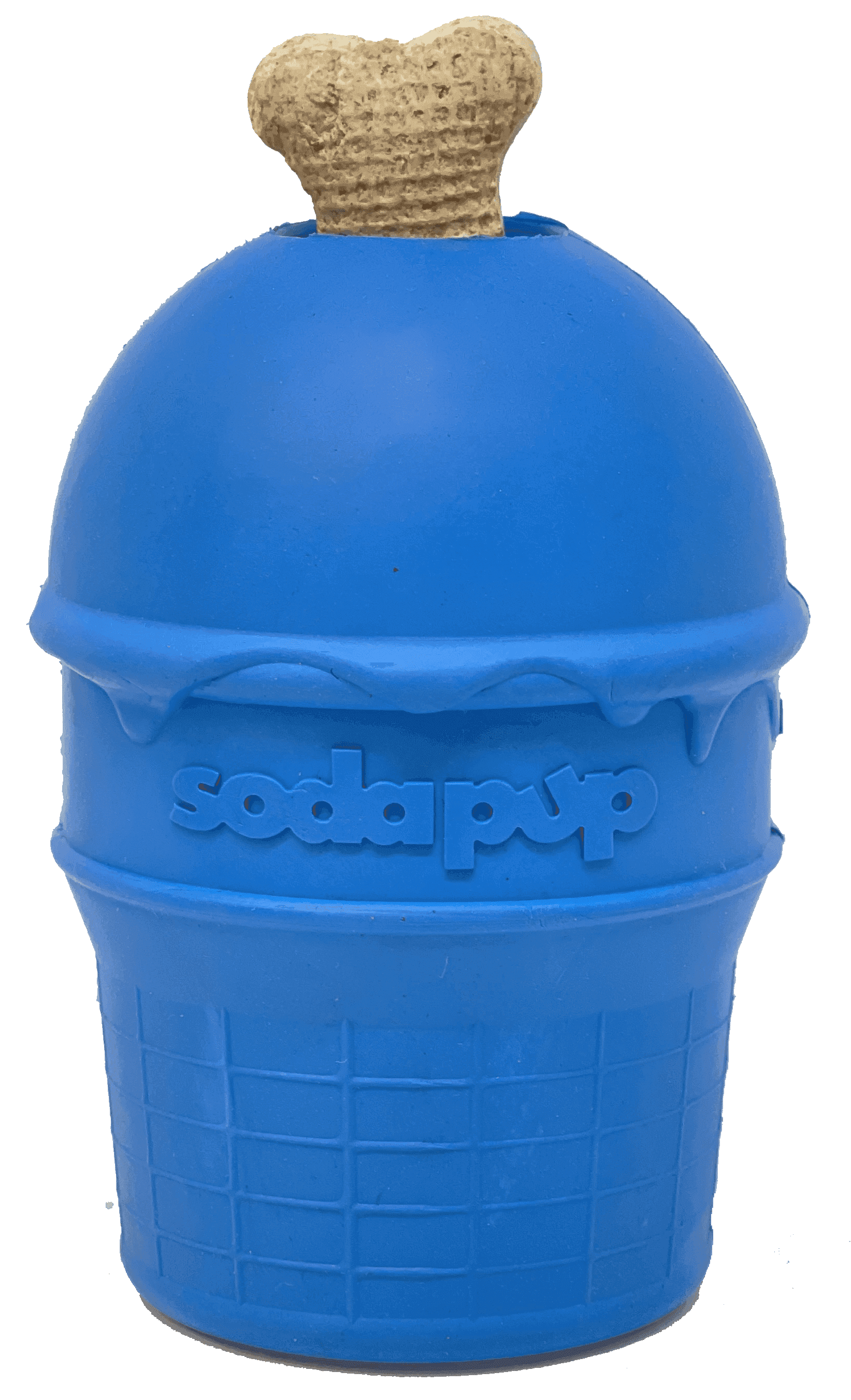 Ice Cream Cone Durable Rubber Chew Toy and Treat Dispenser - Skoutley Outdoors LLC