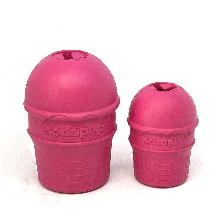 Ice Cream Cone Durable Rubber Chew Toy and Treat Dispenser - Skoutley Outdoors LLC