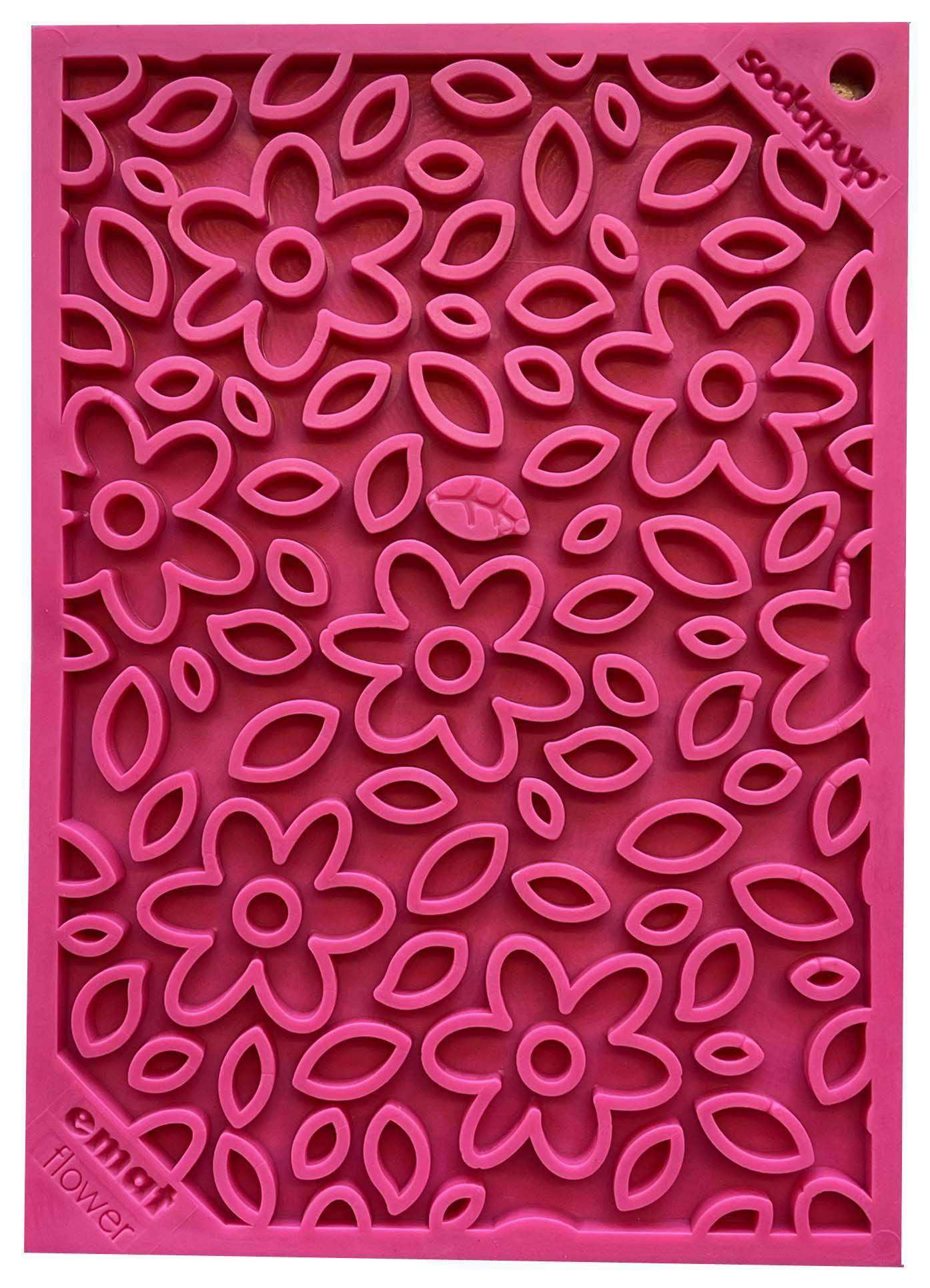 Flower Power Design eMat Enrichment Lick Mat - Skoutley Outdoors LLC